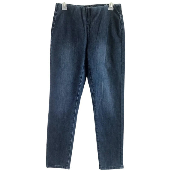 Soft Surrounding Womens Small Denim Elastic Pull-On Jeans - Picture 1 of 7